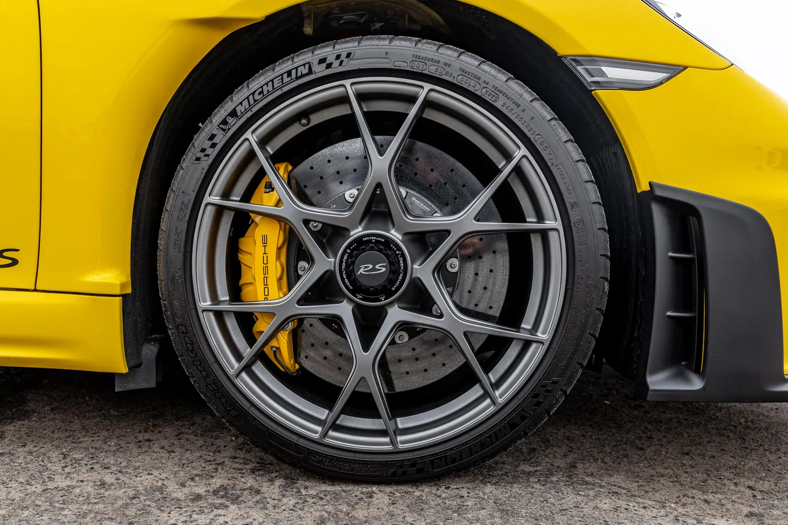 2023 Porsche 718 Cayman GT4 RS - 493-hp Flat-6, Ceramic Composite Brakes, Racing Yellow, Reviewed by Kennan from Cars & Bids