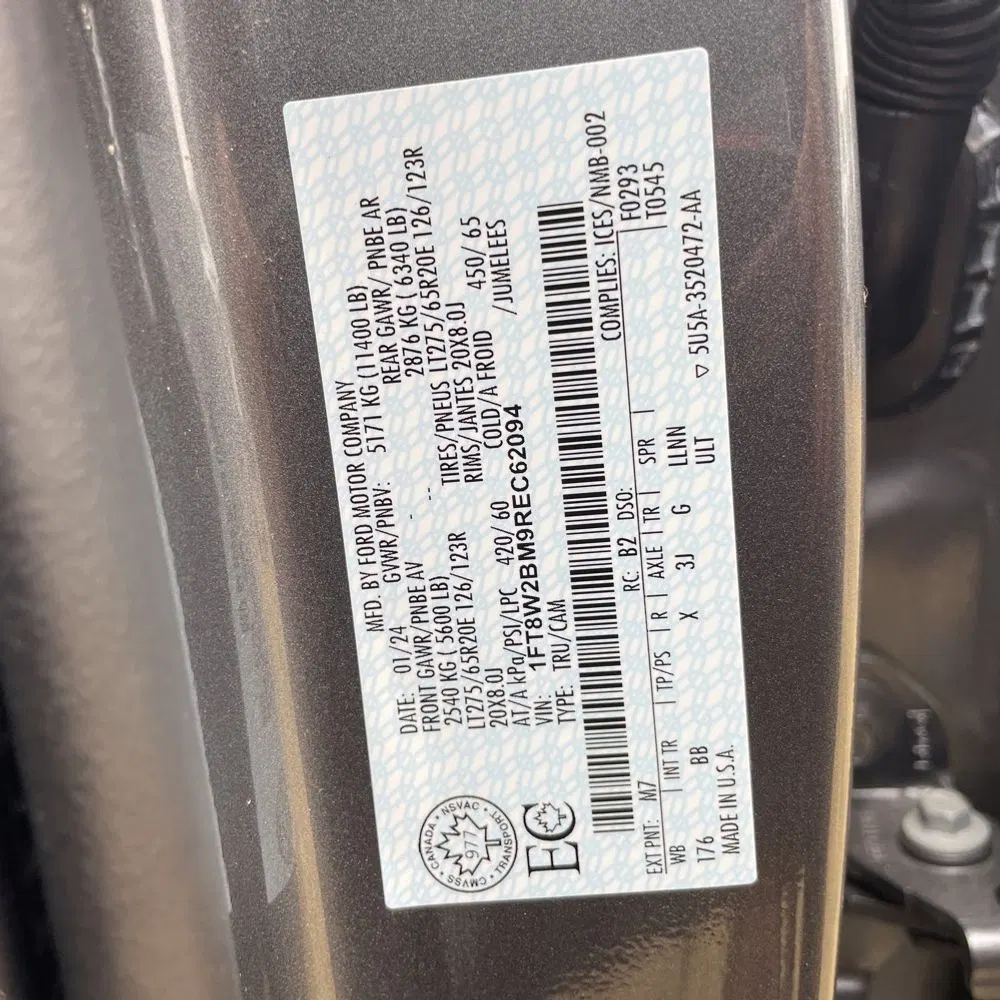 2024 Ford F250 S/D Platinum