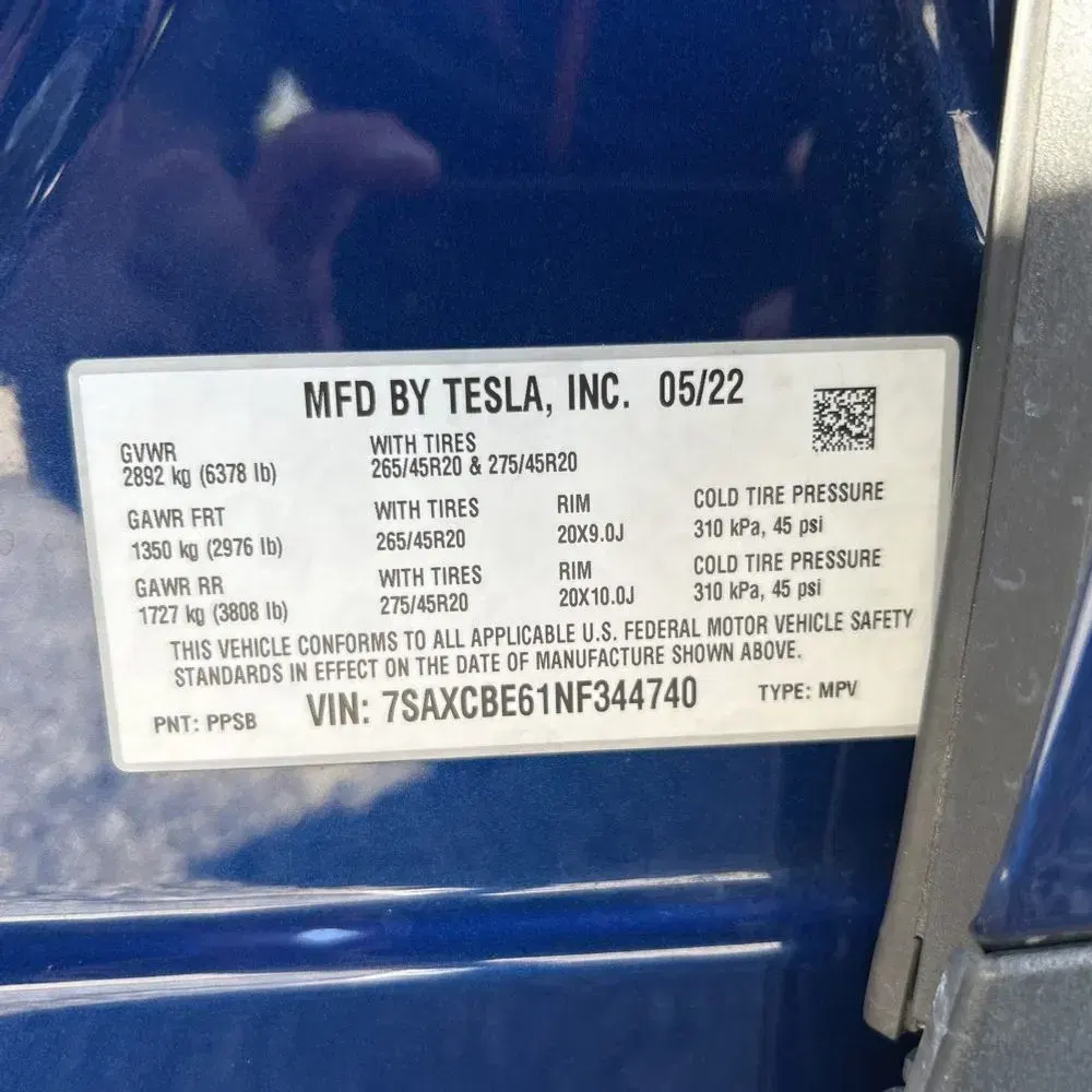 2022 Tesla Model X Plaid