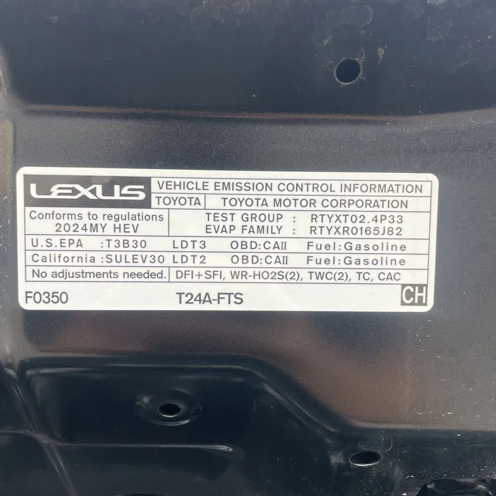 2024 Lexus TX 500h F SPORT Performance Premium