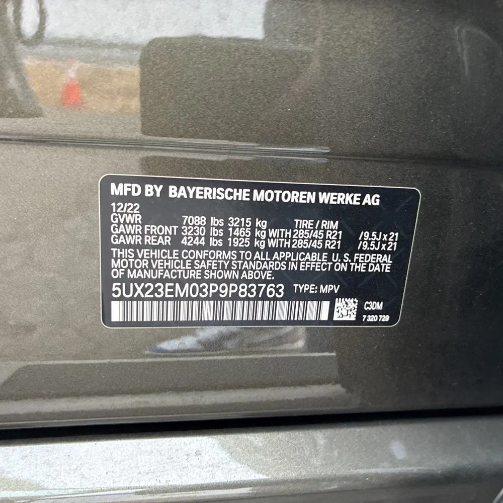 2023 BMW X7 XDrive40i