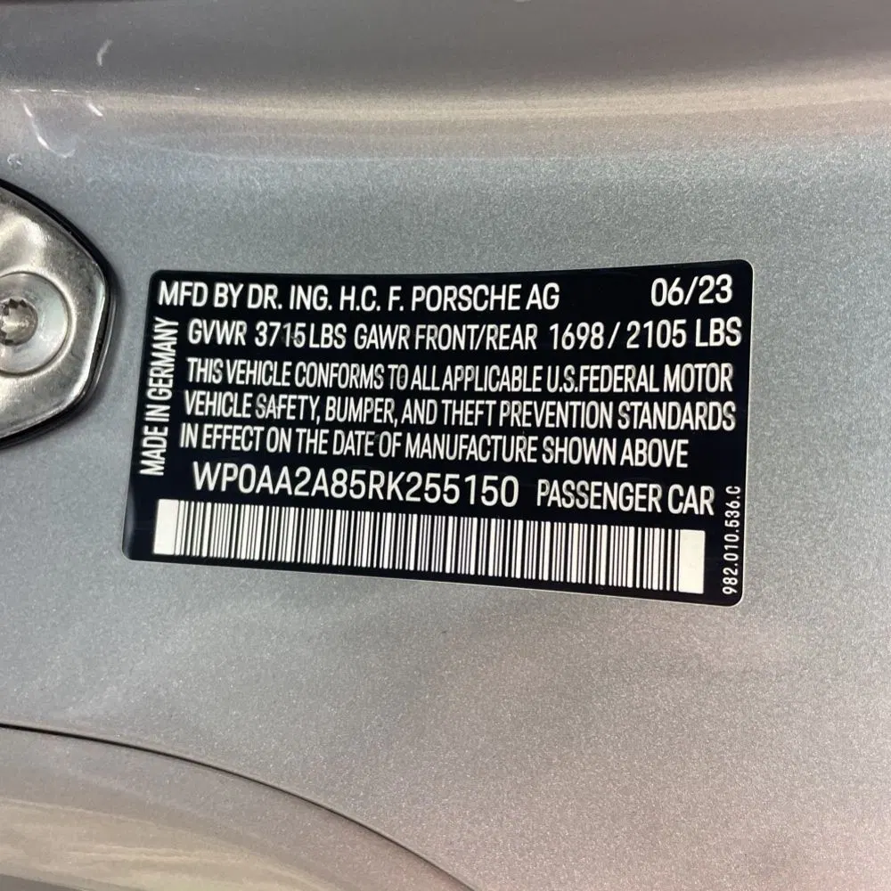 2024 Porsche 718 Cayman Base