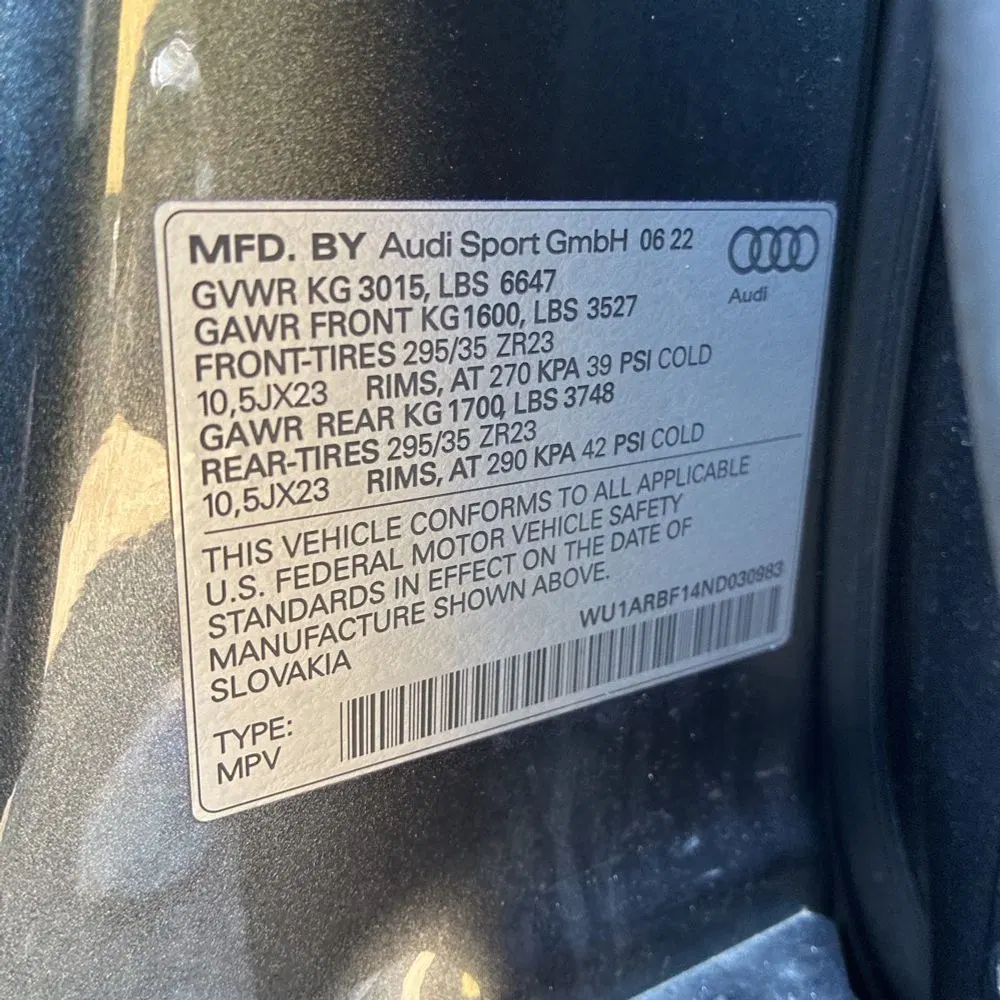 2022 Audi RS Q8