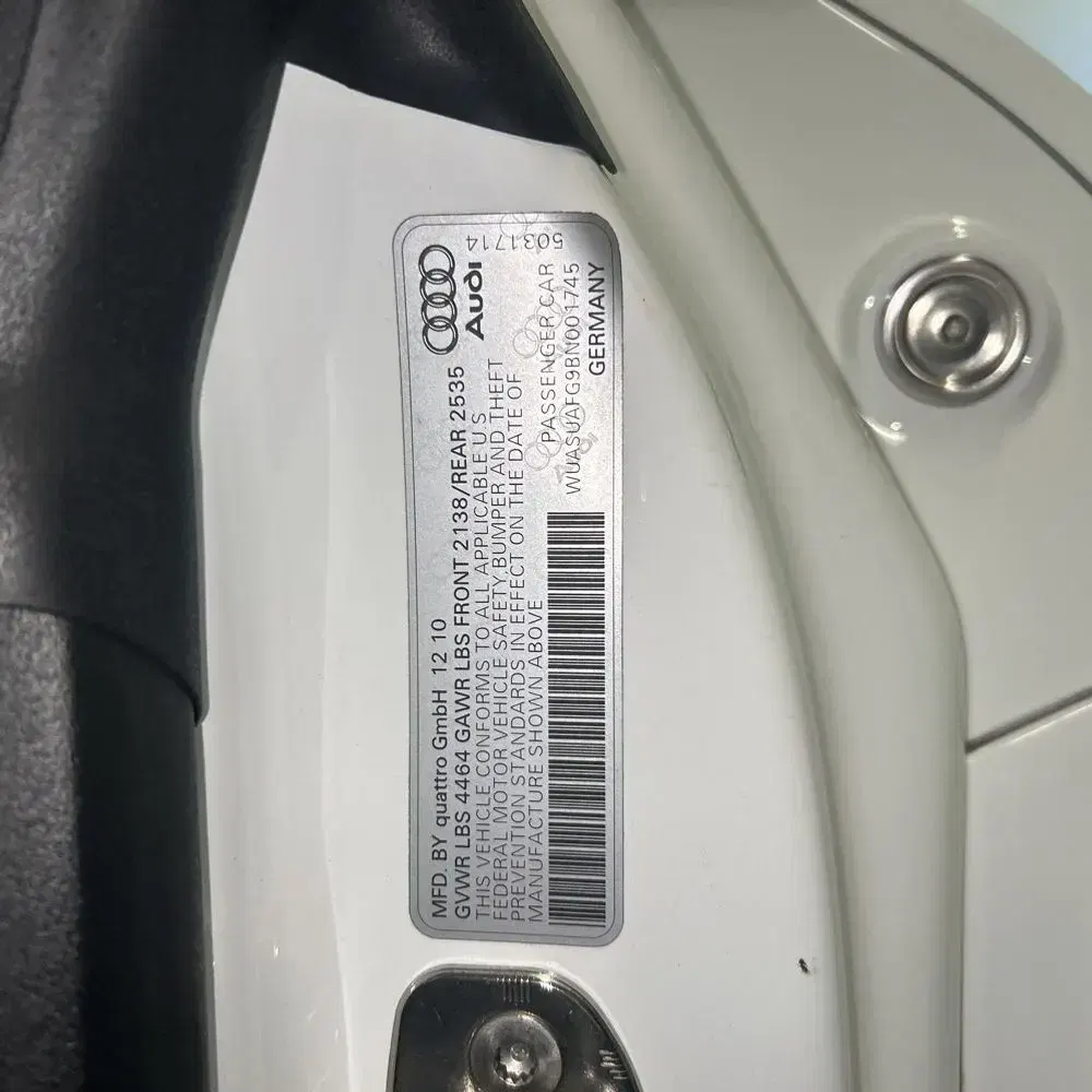 2011 Audi R8 4.2 Spyder