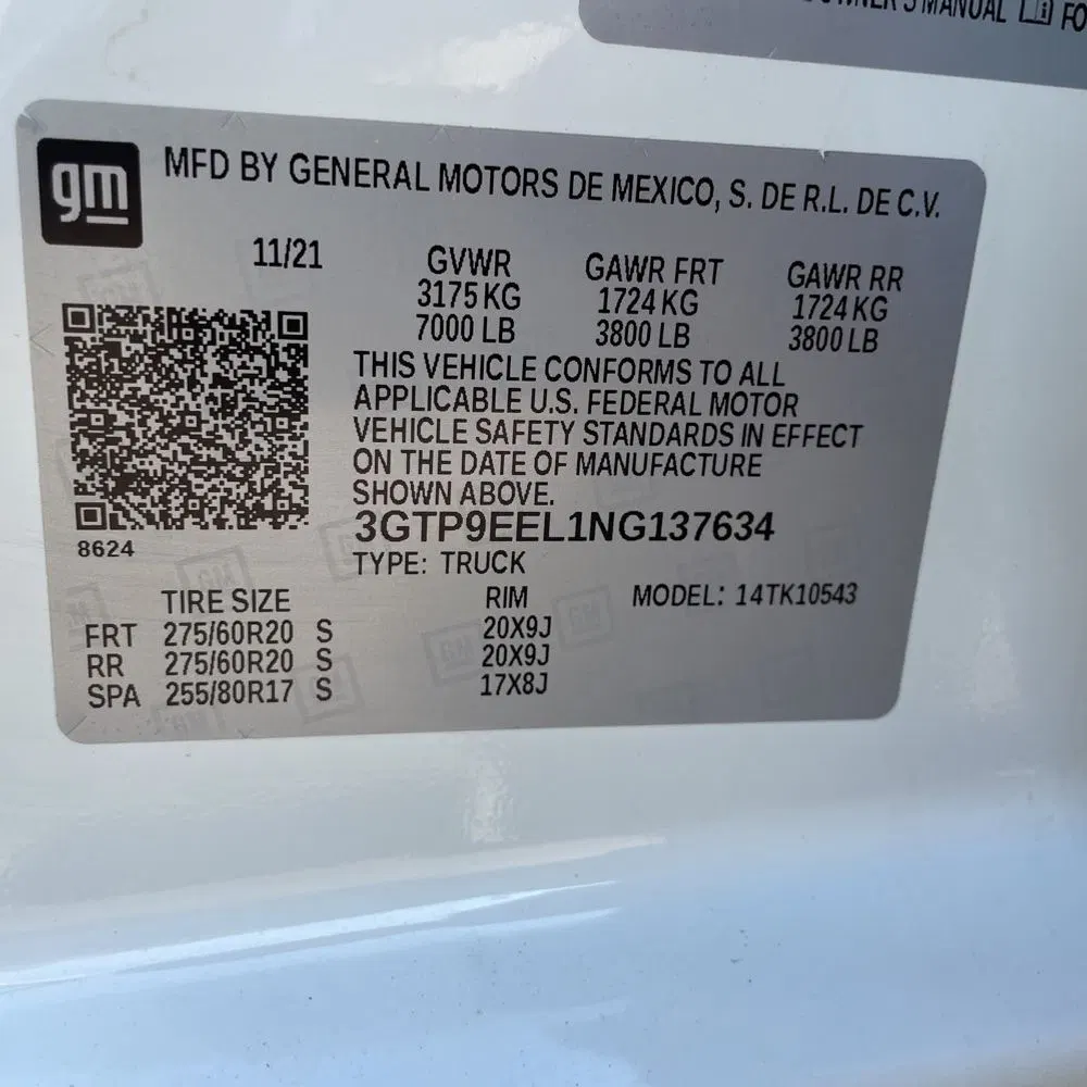 2022 GMC Sierra 1500 Limited AT4