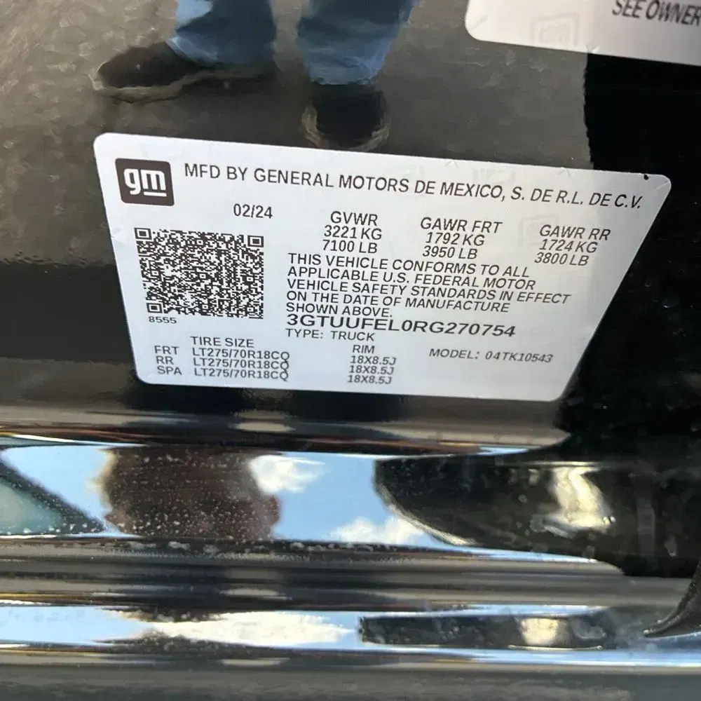 2024 GMC Sierra 1500 AT4X
