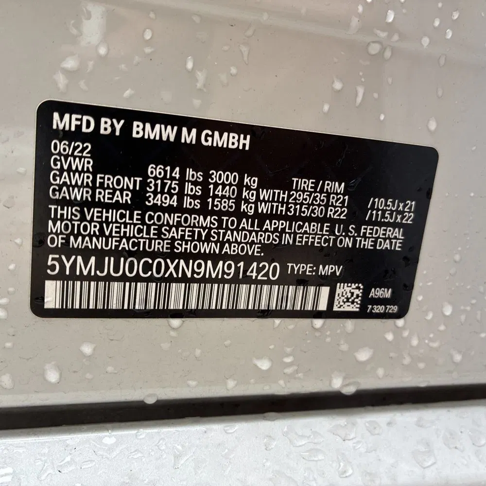 2022 BMW X5 M
