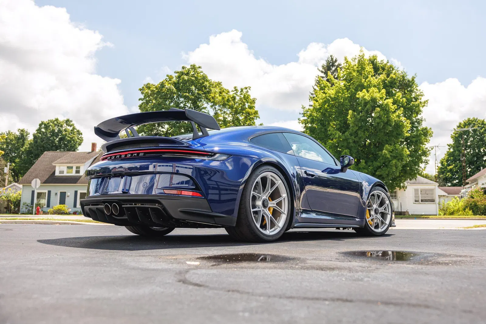 2022 Porsche 911 GT3 - ~3,600 Miles, 4.0-liter Flat-6, Porsche Ceramic Composite Brakes, Gentian Blue Metallic