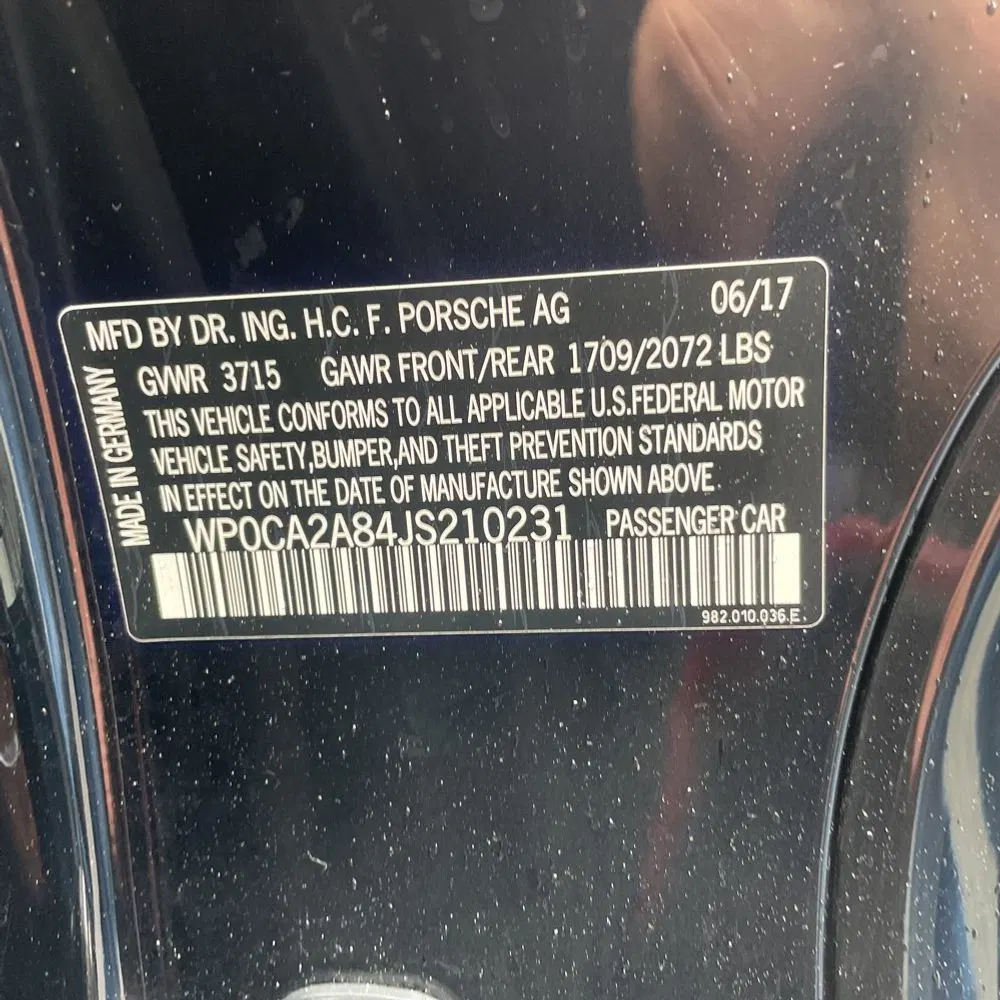 2018 Porsche 718 Boxster Base