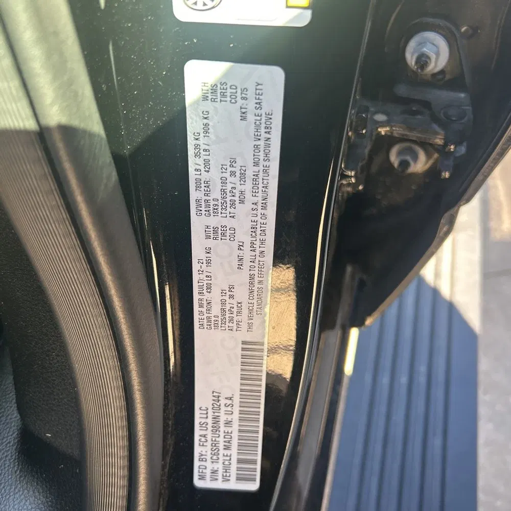 2022 Ram 1500 TRX