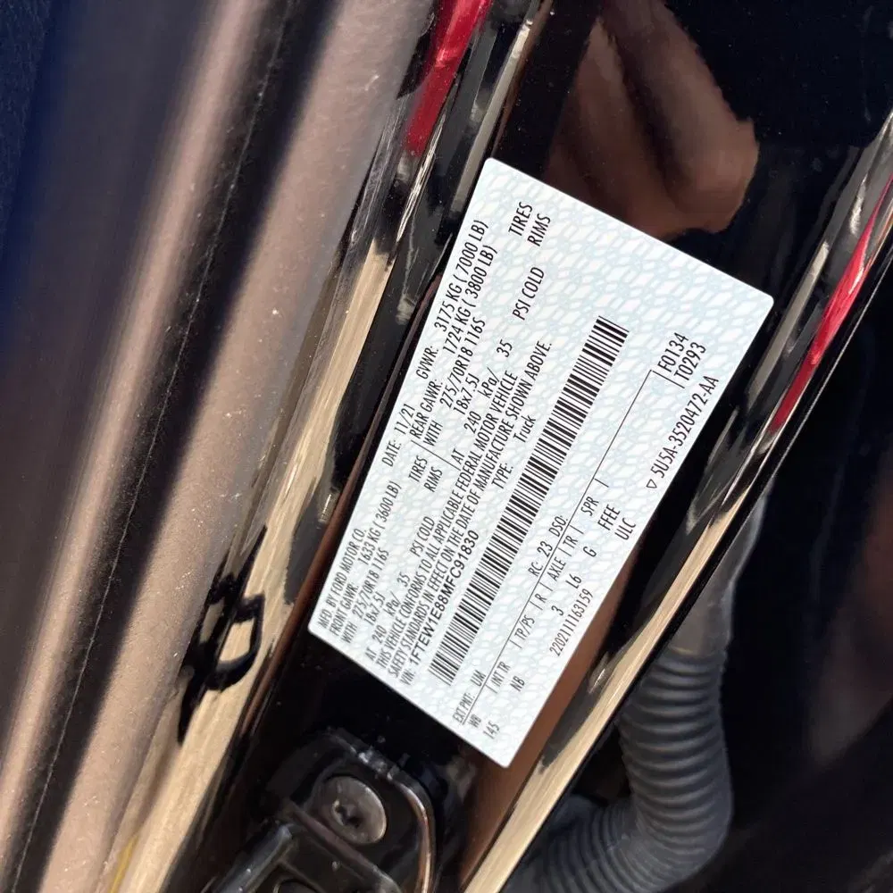 2021 Ford F-150 Tremor