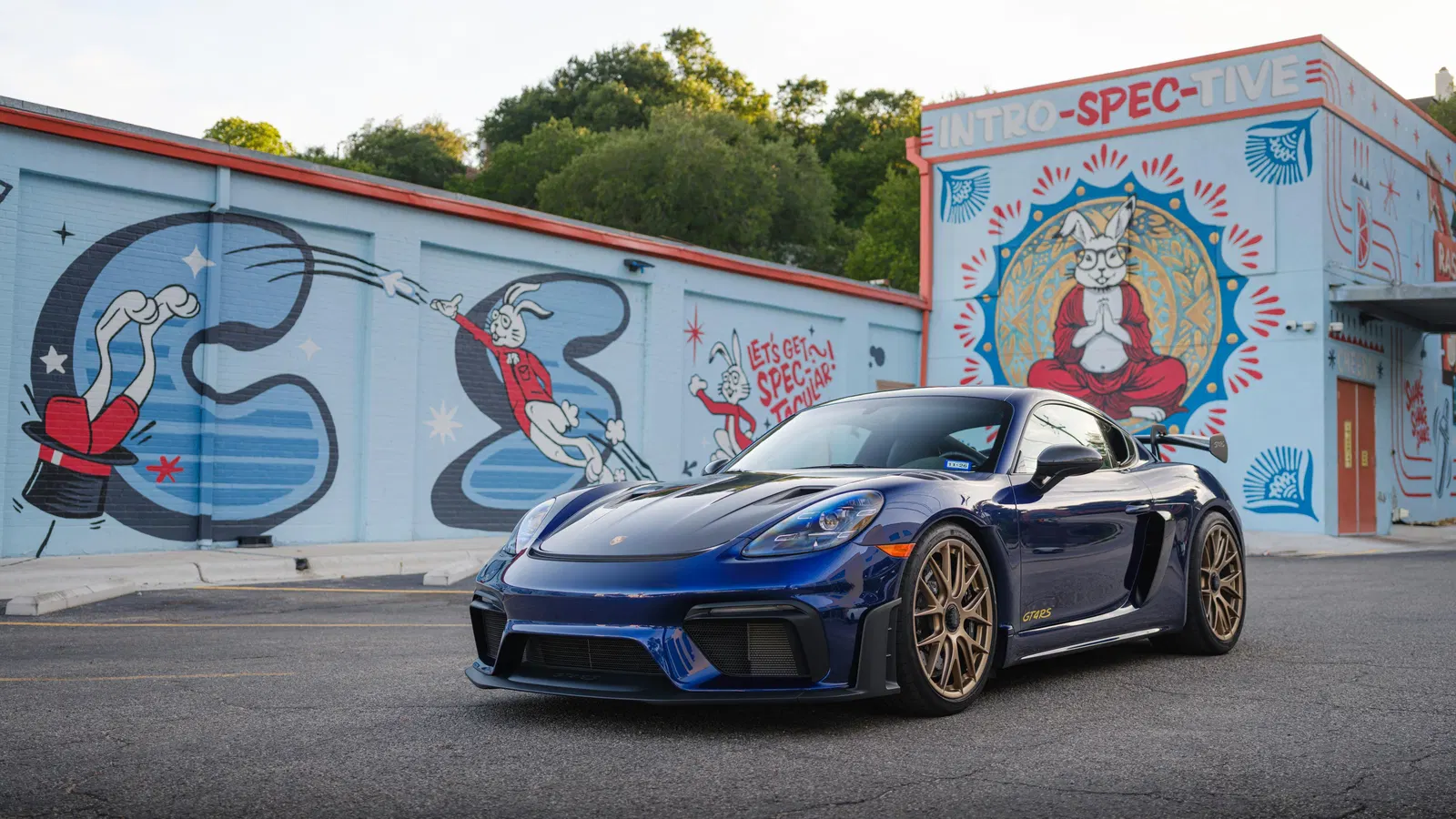2025 Porsche 718 Cayman GT4 RS Weissach Package - Gentian Blue, Forged Magnesium Wheels, PCCB, 9,000-rpm Flat-6