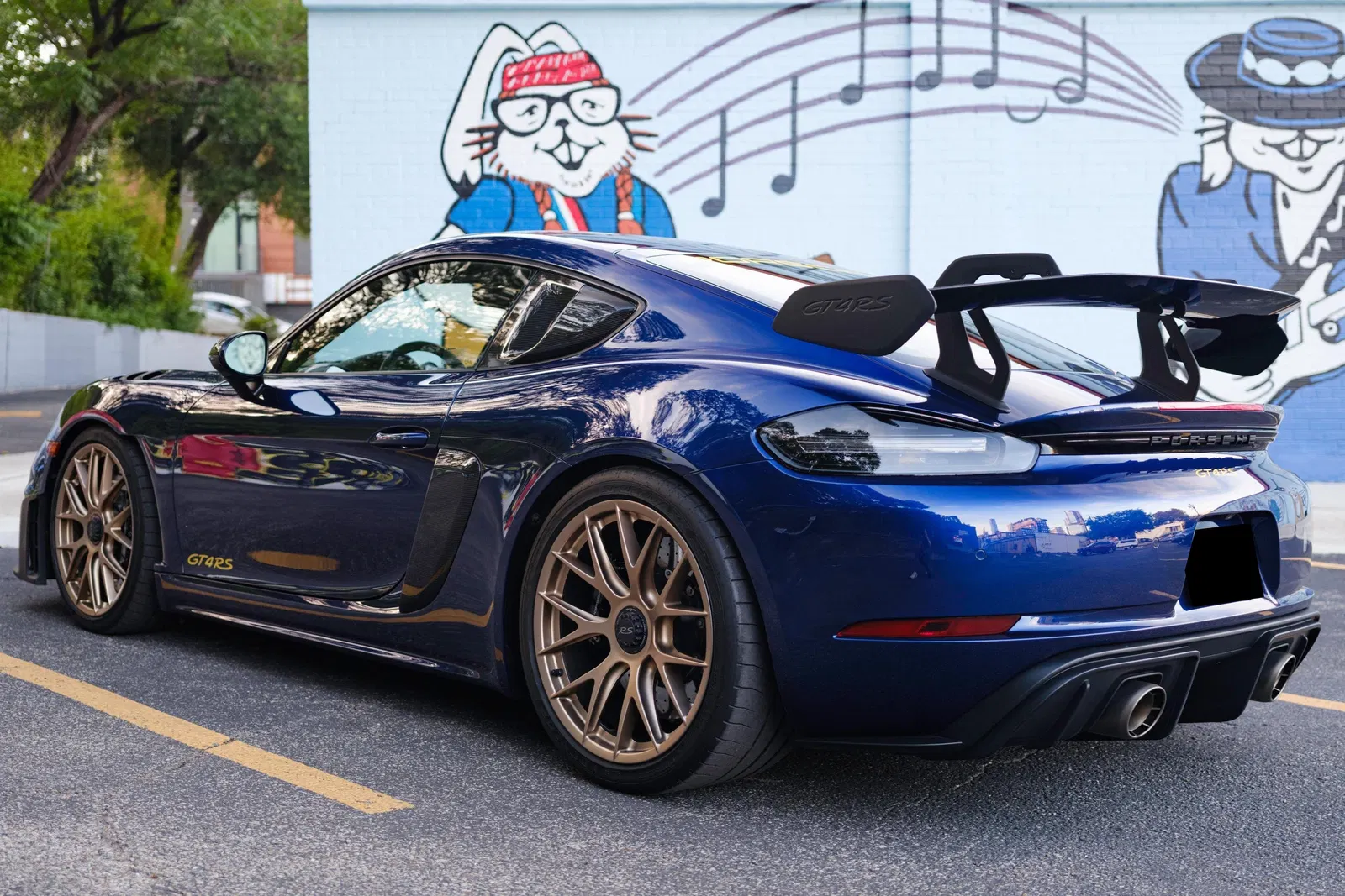 2025 Porsche 718 Cayman GT4 RS Weissach Package - Gentian Blue, Forged Magnesium Wheels, PCCB, 9,000-rpm Flat-6