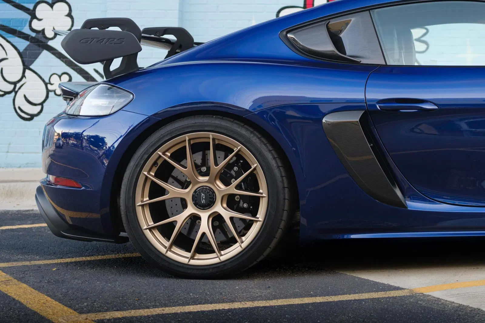 2025 Porsche 718 Cayman GT4 RS Weissach Package - Gentian Blue, Forged Magnesium Wheels, PCCB, 9,000-rpm Flat-6