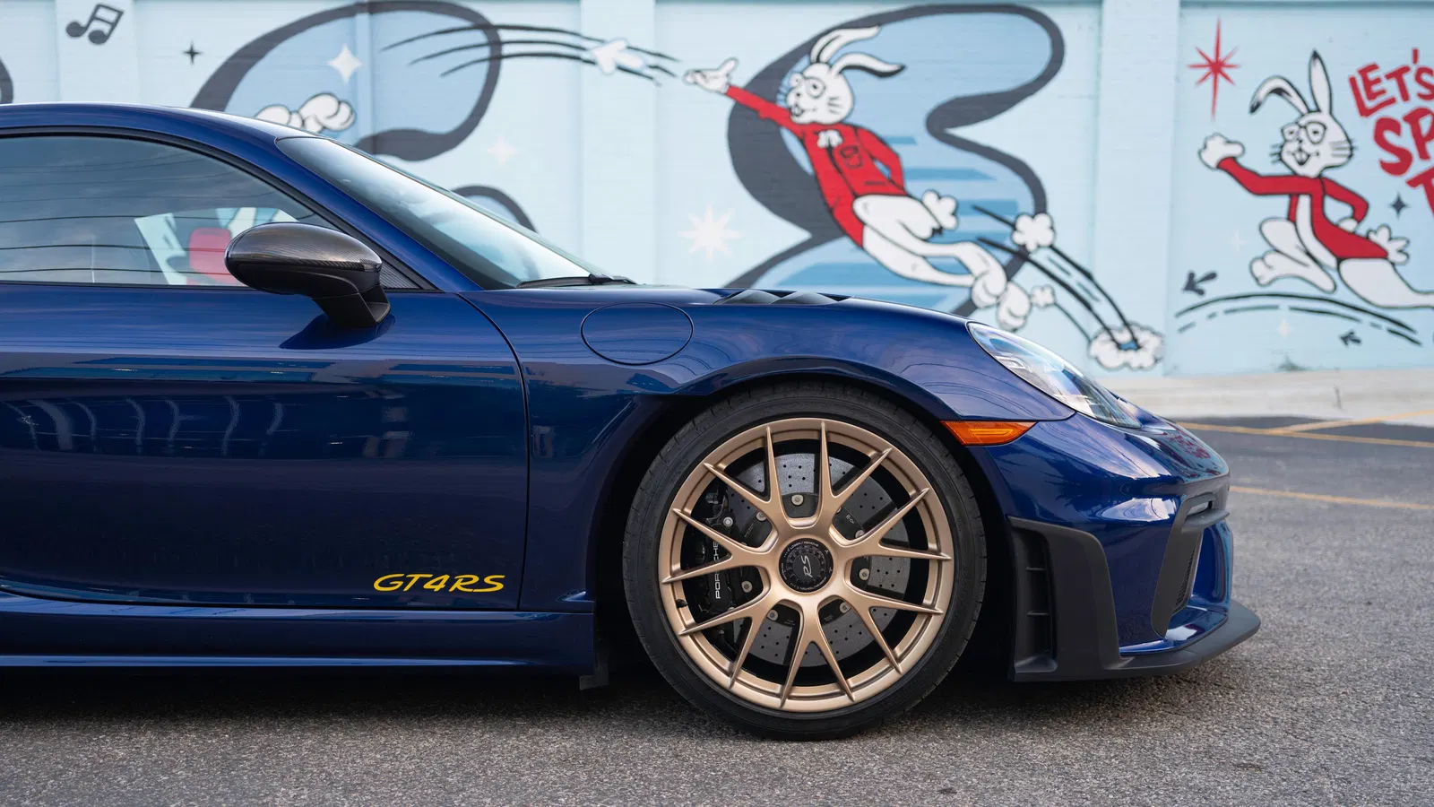 2025 Porsche 718 Cayman GT4 RS Weissach Package - Gentian Blue, Forged Magnesium Wheels, PCCB, 9,000-rpm Flat-6