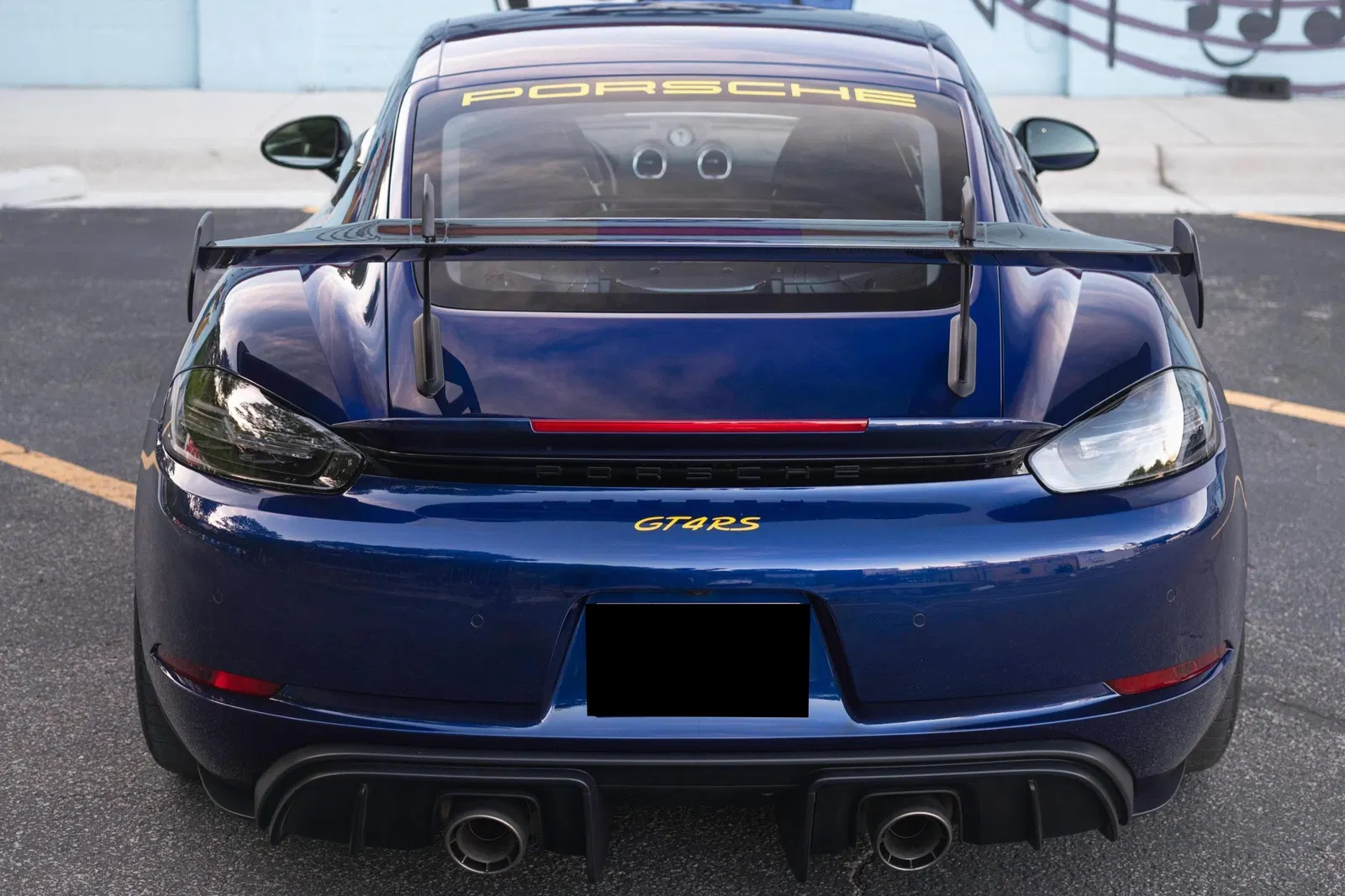 2025 Porsche 718 Cayman GT4 RS Weissach Package - Gentian Blue, Forged Magnesium Wheels, PCCB, 9,000-rpm Flat-6