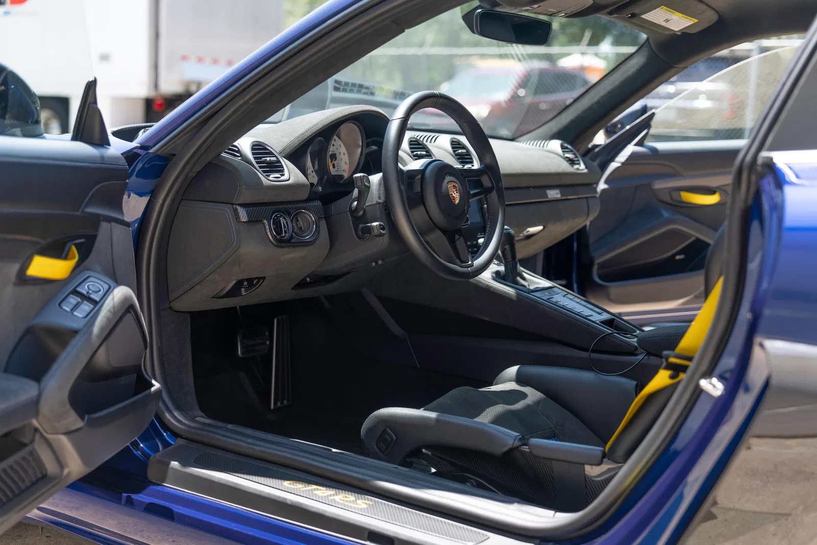 2025 Porsche 718 Cayman GT4 RS Weissach Package - Gentian Blue, Forged Magnesium Wheels, PCCB, 9,000-rpm Flat-6