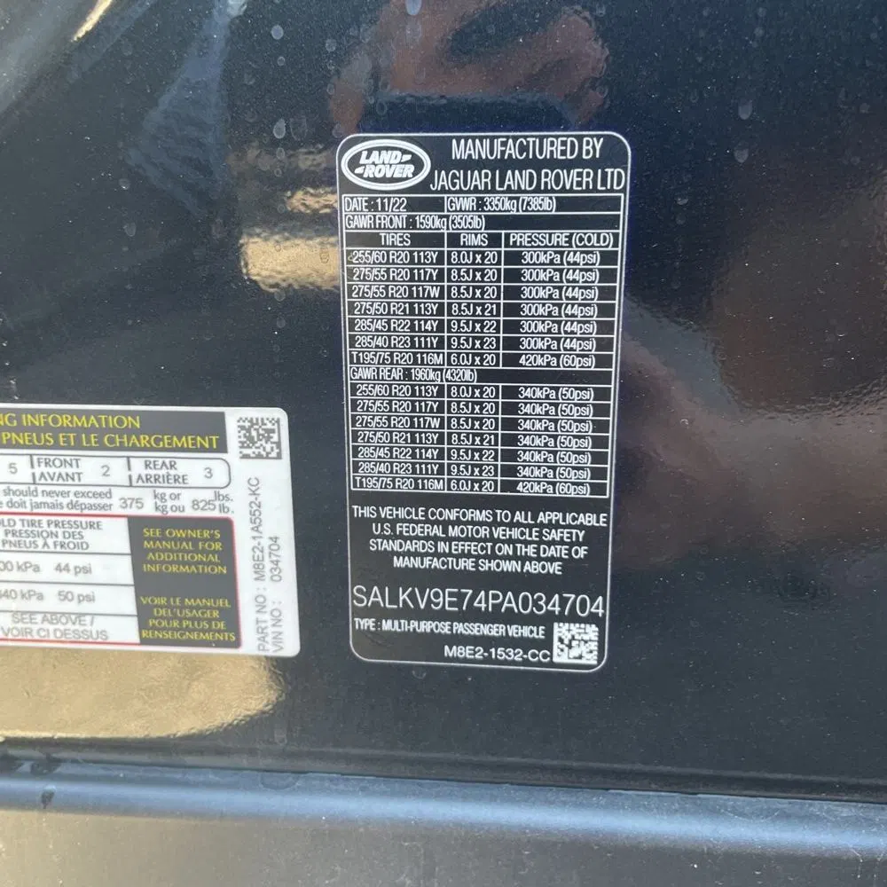 2023 Land Rover Range Rover P530 First Edition