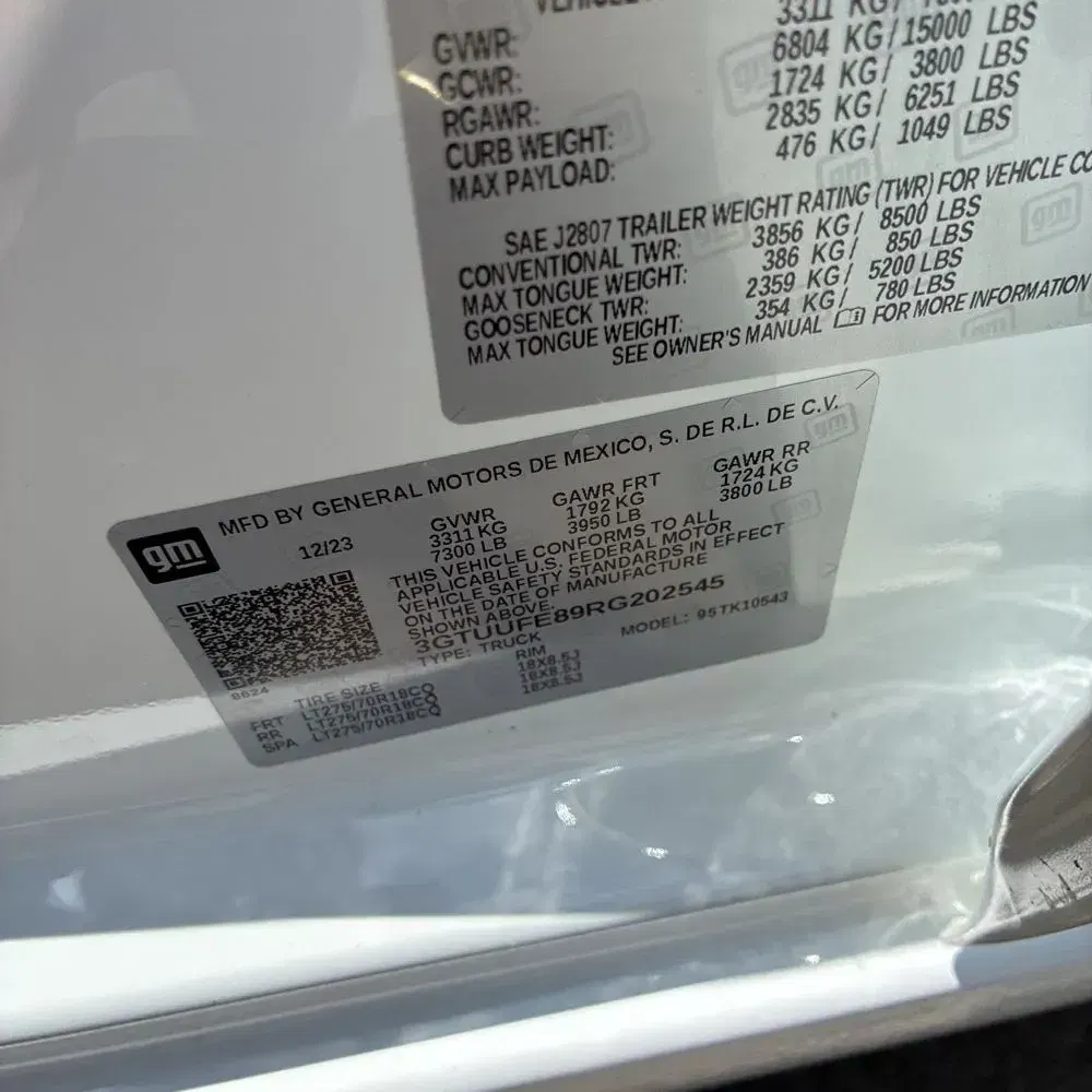 2024 GMC Sierra 1500 AT4X
