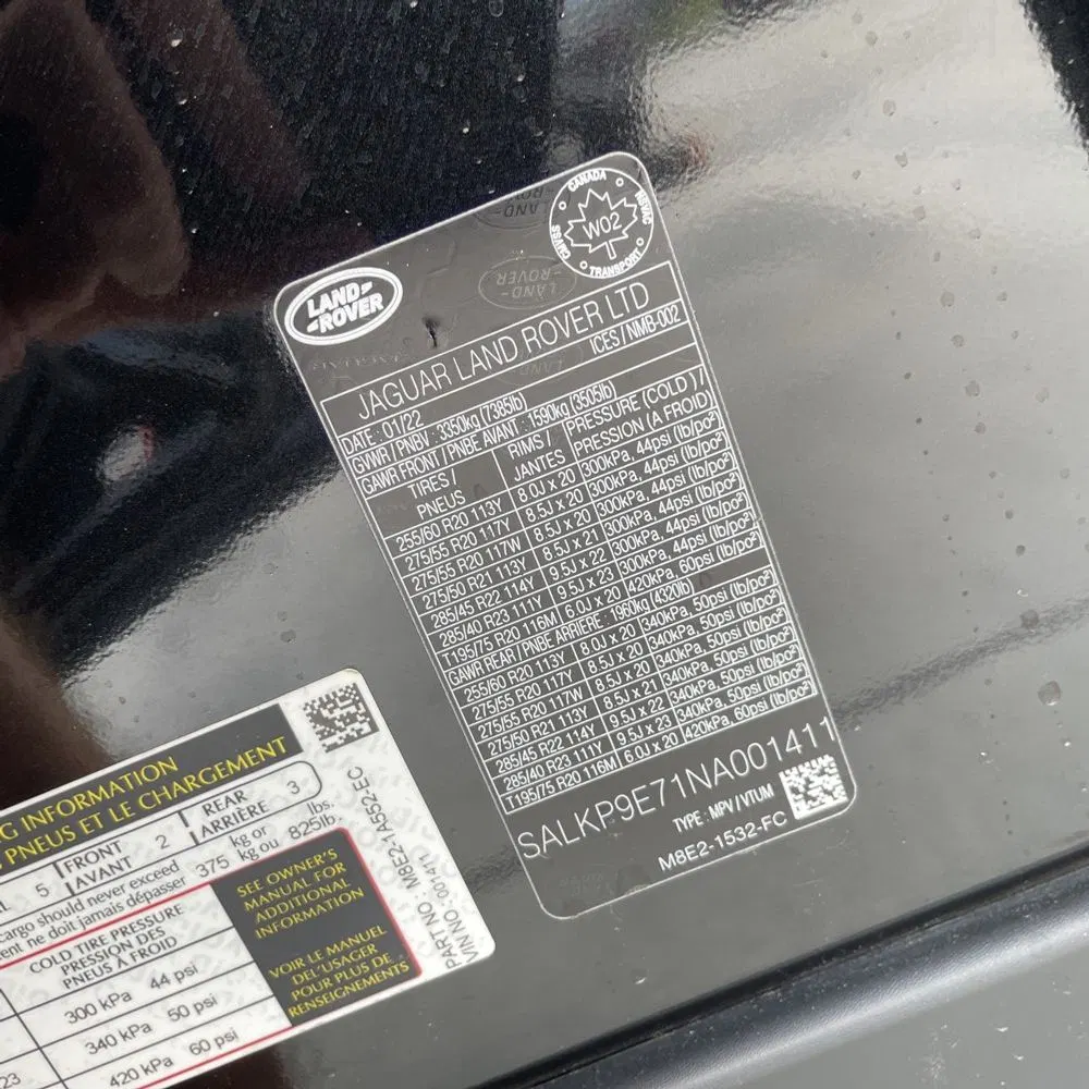 2022 Land Rover Range Rover L460 P530 SE