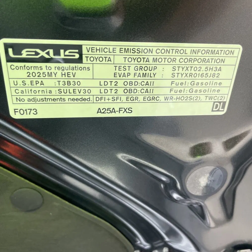 2025 Lexus RX 350h Premium