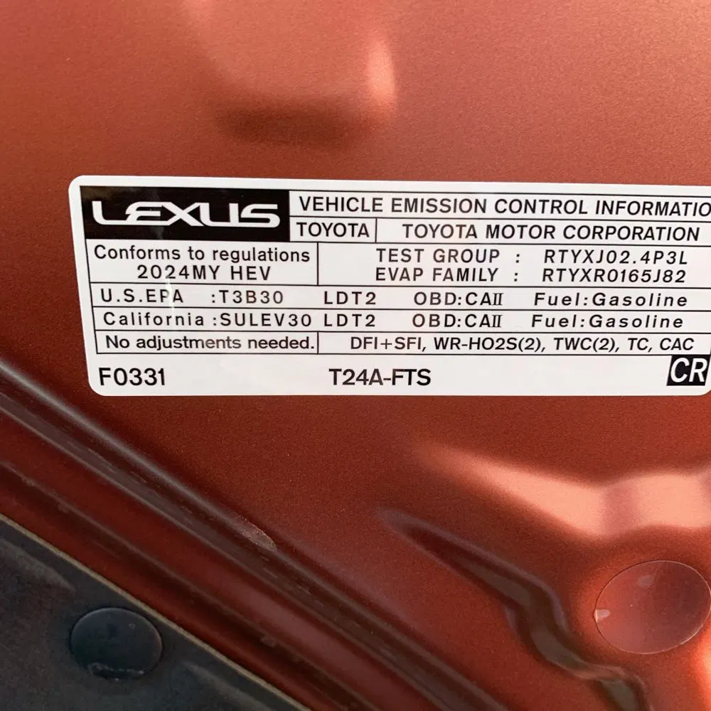 2024 Lexus RX 500h F SPORT Performance