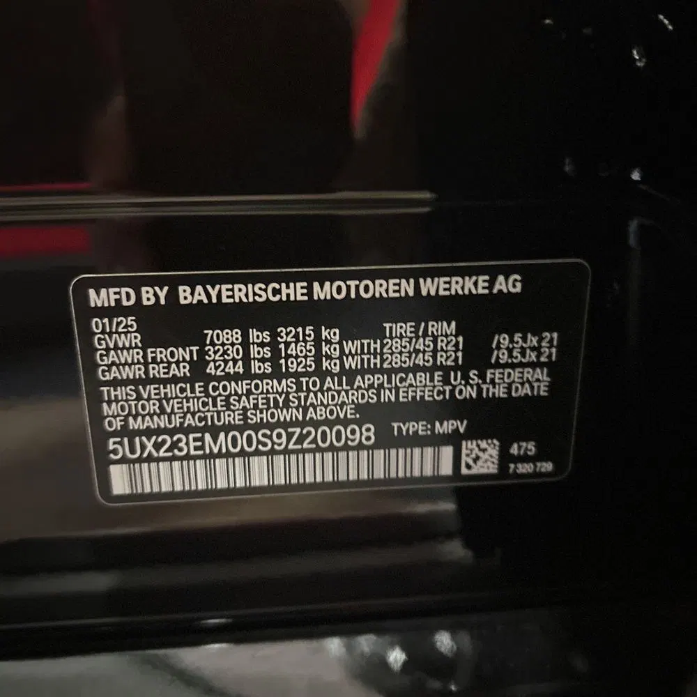 2025 BMW X7 XDrive40i