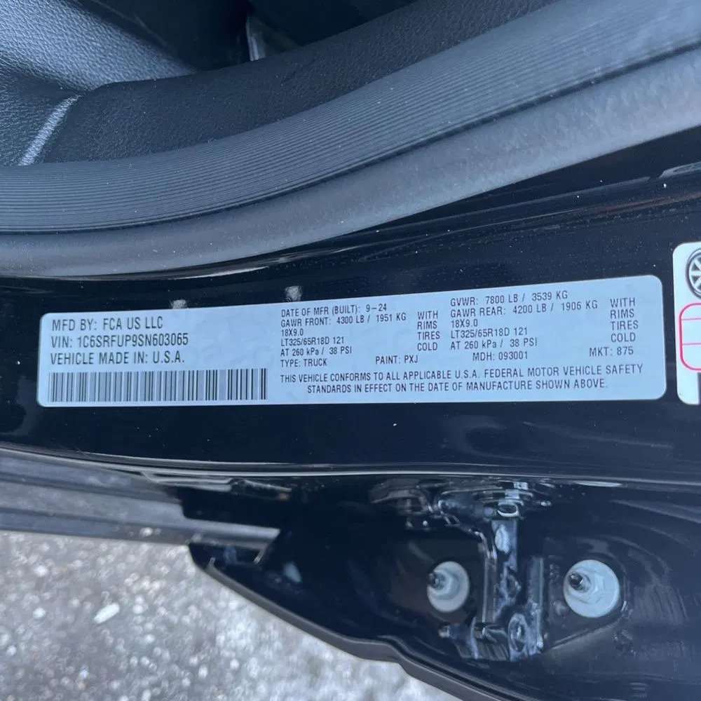2025 Ram 1500 RHO