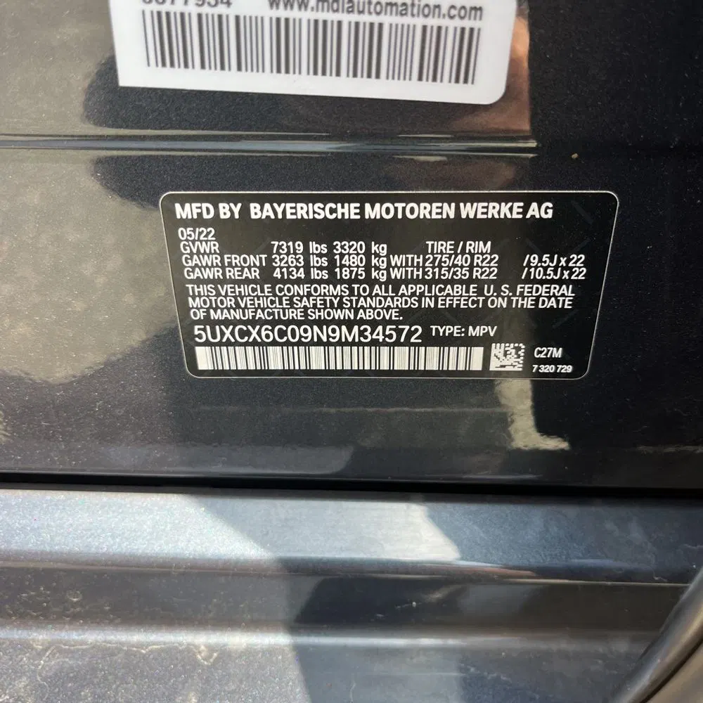 2022 BMW X7 M50i