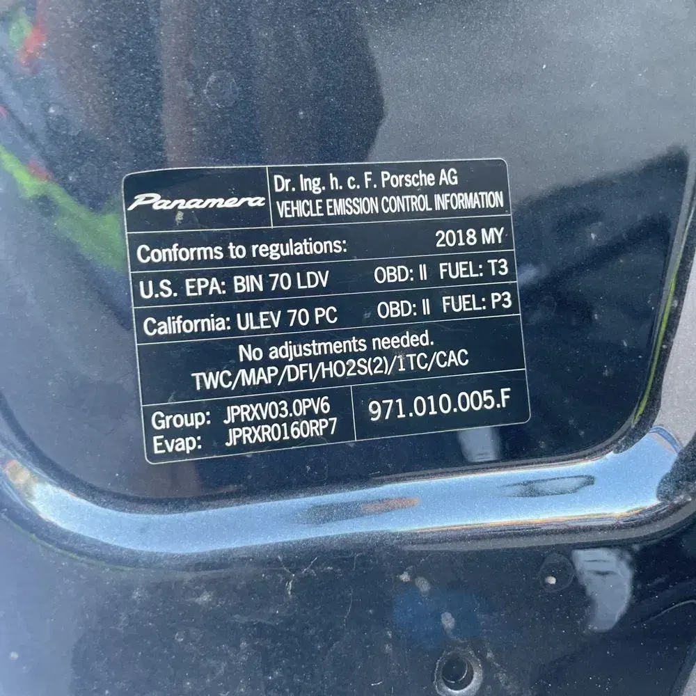 2018 Porsche Panamera 4