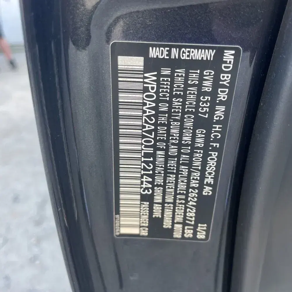 2018 Porsche Panamera 4