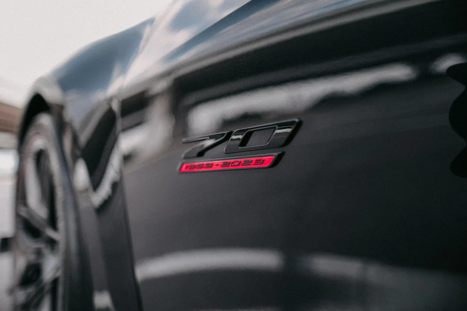 2023 Chevrolet Corvette Z06 Coupe 70th Anniversary Edition - ~600 Miles, LT6 V8, Visible Carbon Fiber Aero Package, 1 of 1 Specification
