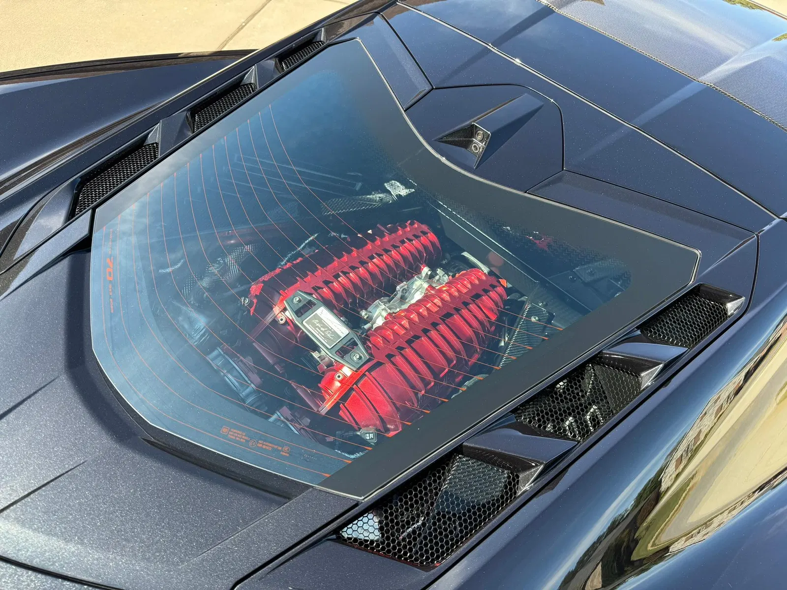 2023 Chevrolet Corvette Z06 Coupe 70th Anniversary Edition - ~600 Miles, LT6 V8, Visible Carbon Fiber Aero Package, 1 of 1 Specification