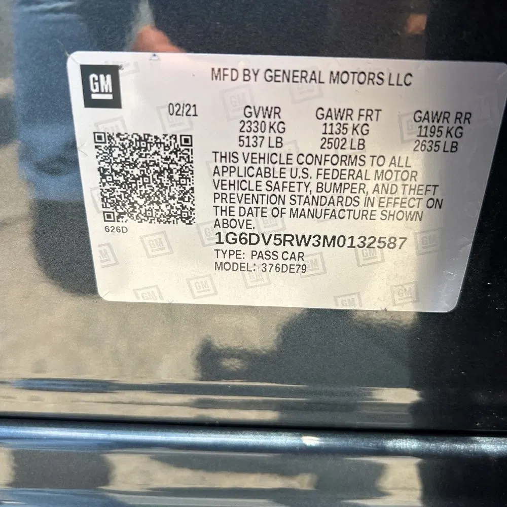 2021 Cadillac CT5-V Base