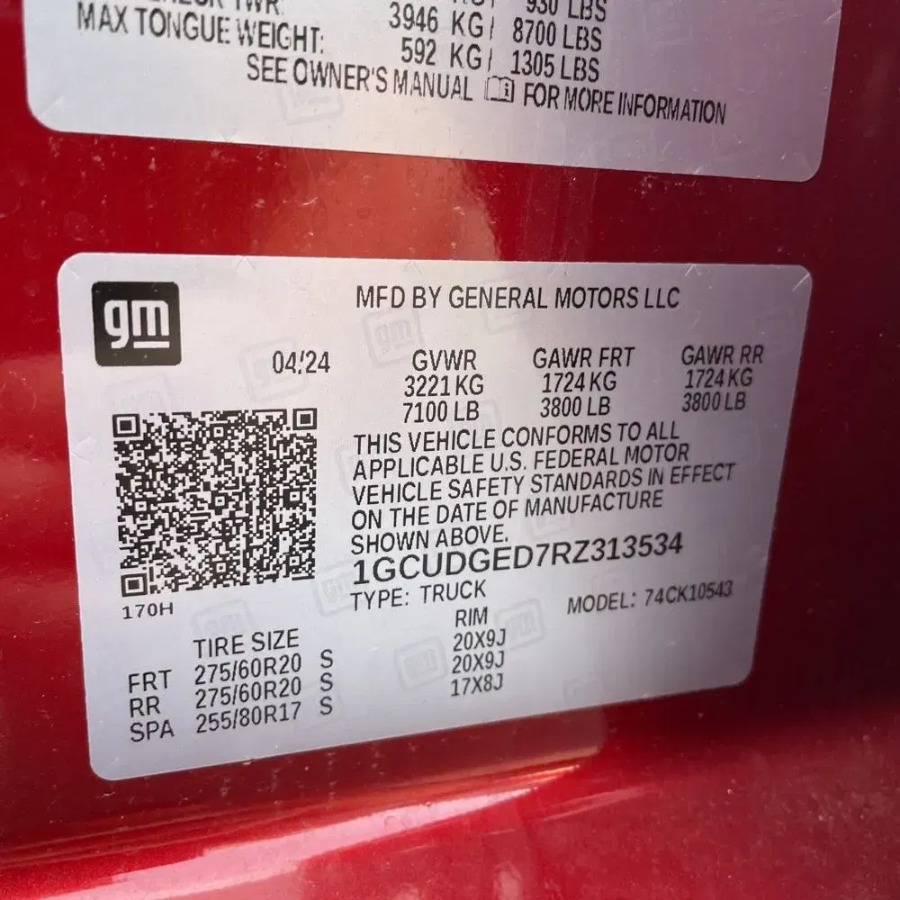 2024 Chevrolet Silverado 1500 LTZ