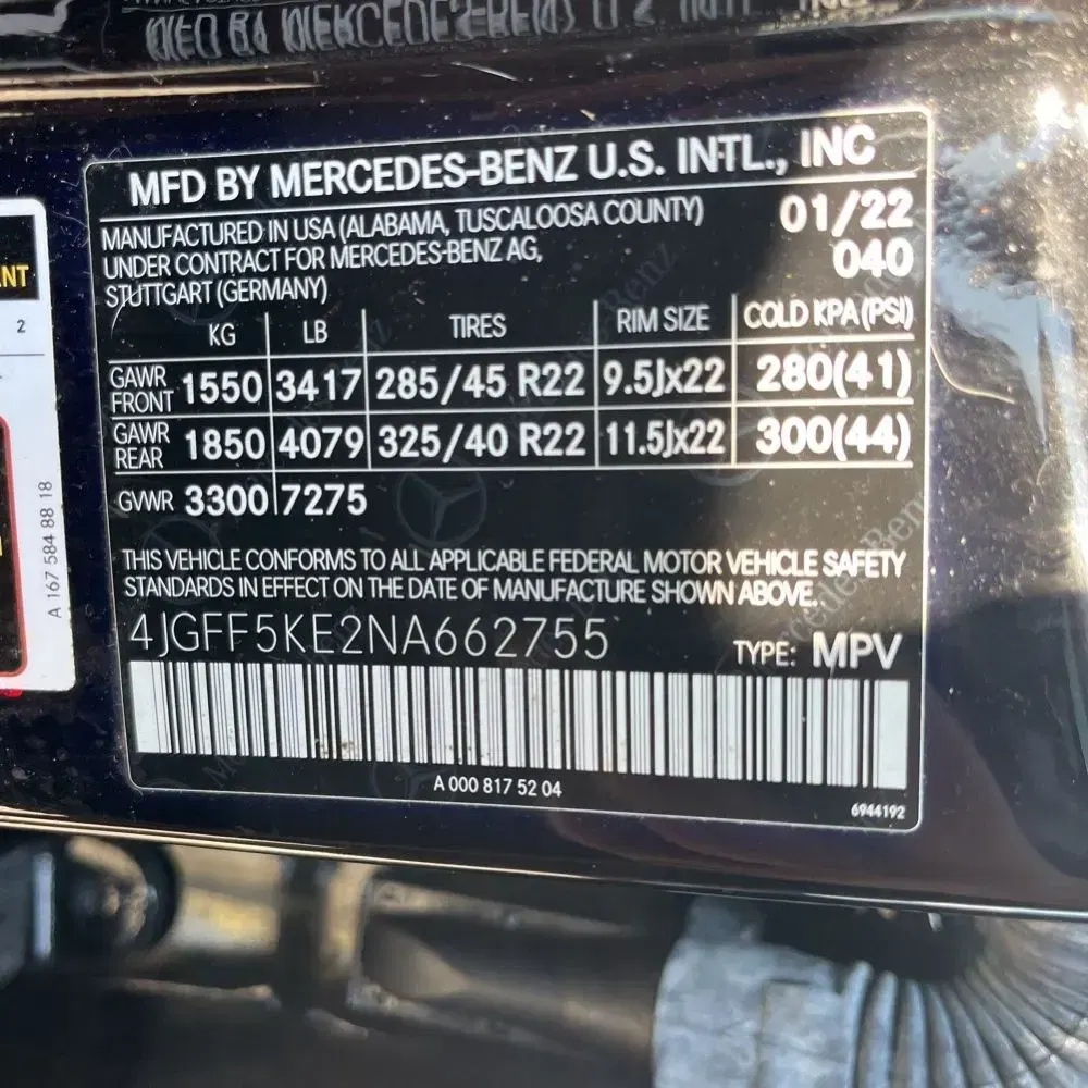 2022 Mercedes-Benz GLS GLS 450