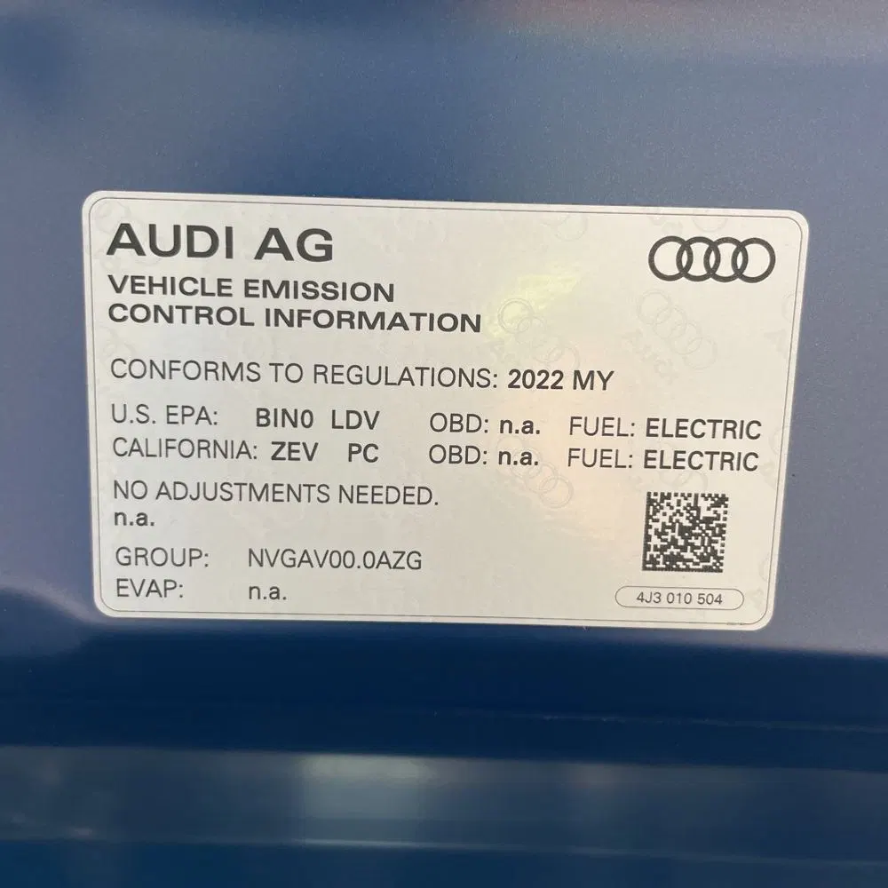 2022 Audi e-tron GT RS