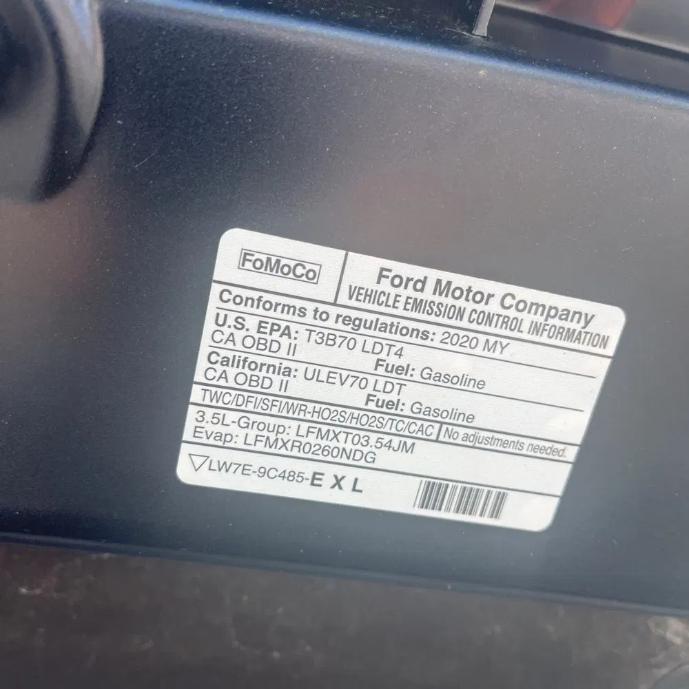 2020 Ford F150 Raptor