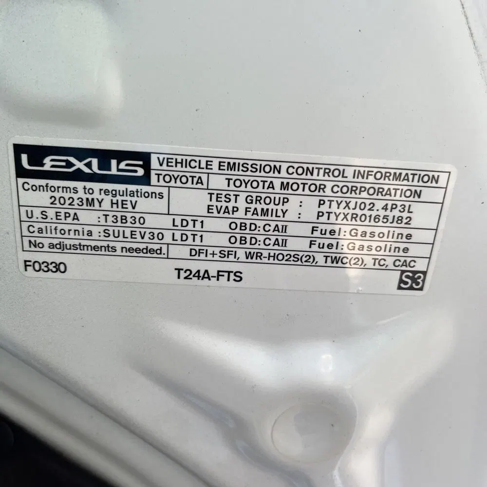 2023 Lexus RX 500h F SPORT Performance