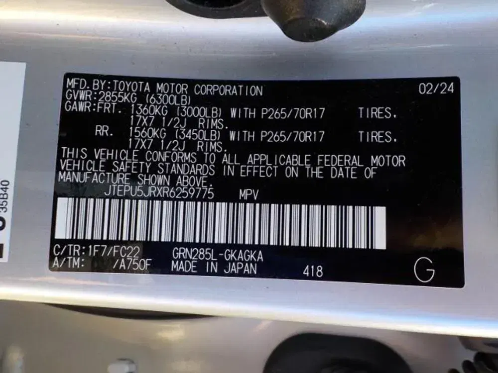 2024 Toyota 4Runner TRD Off Road