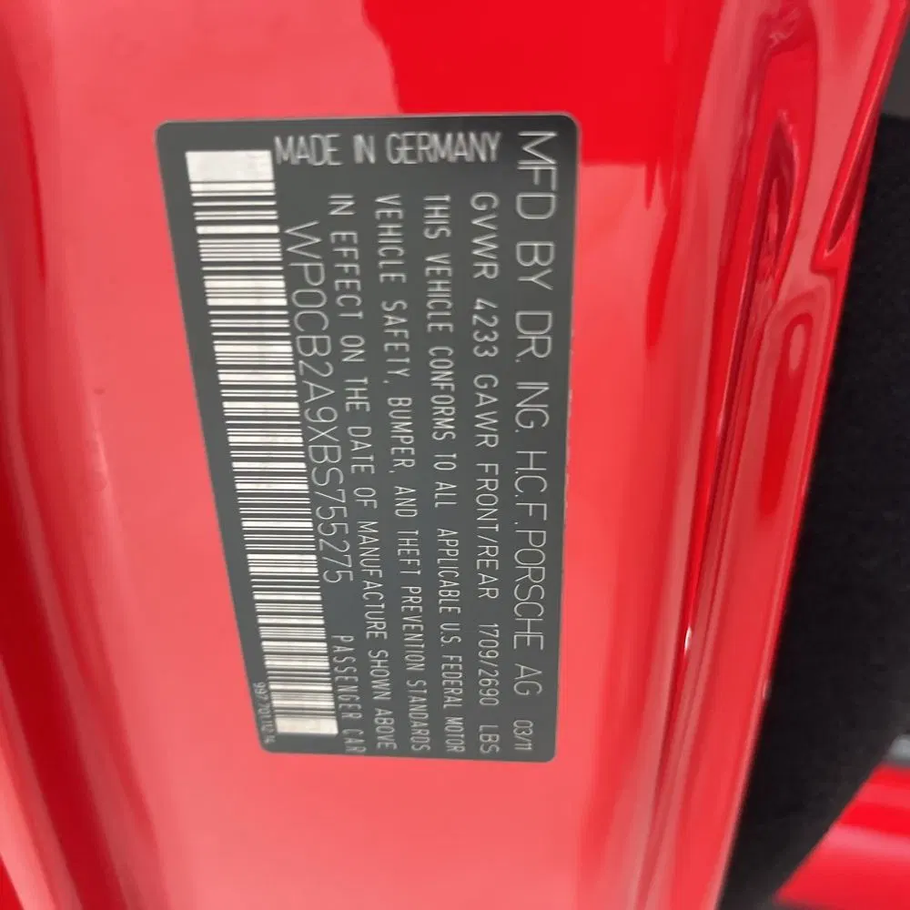 2011 Porsche 911 Carrera S