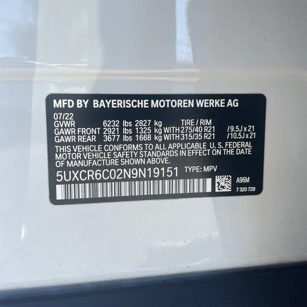 2022 BMW X5 XDrive40i