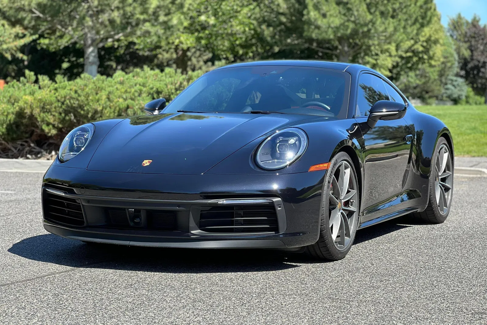 2023 Porsche 911 Carrera S Coupe - Sport Chrono Package, PASM, Bordeaux Red and Black Interior