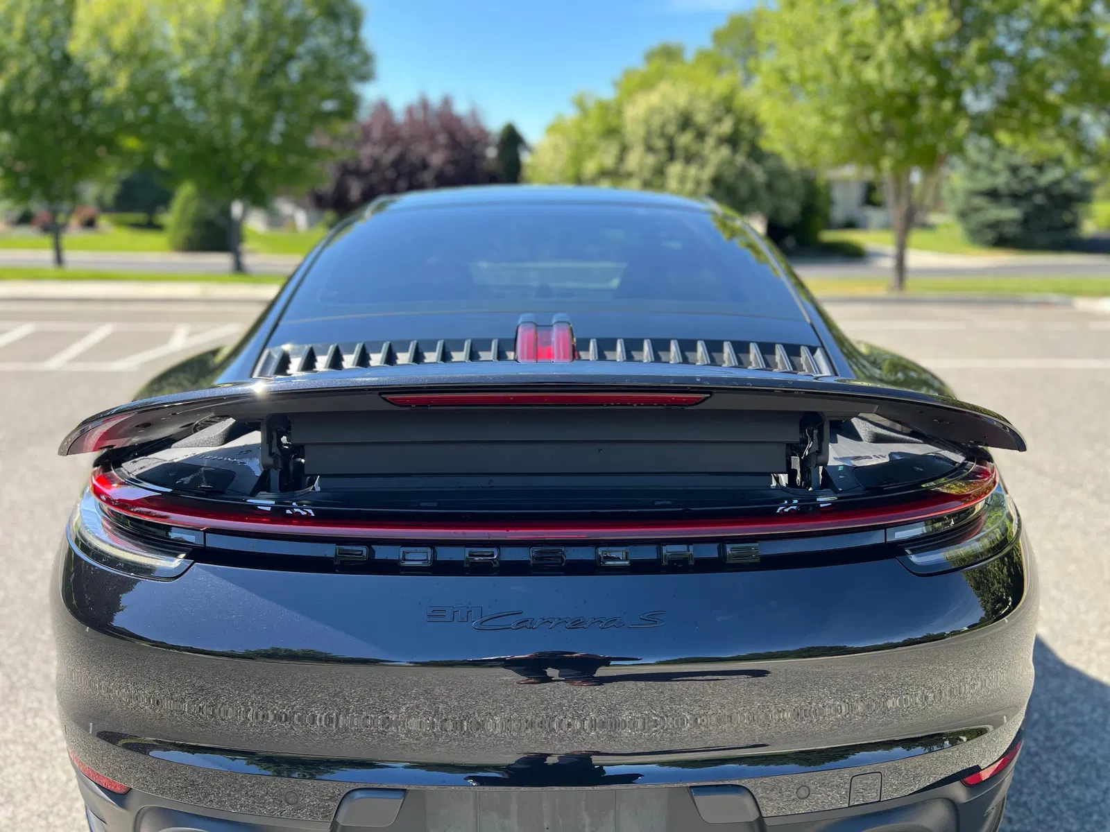 2023 Porsche 911 Carrera S Coupe - Sport Chrono Package, PASM, Bordeaux Red and Black Interior
