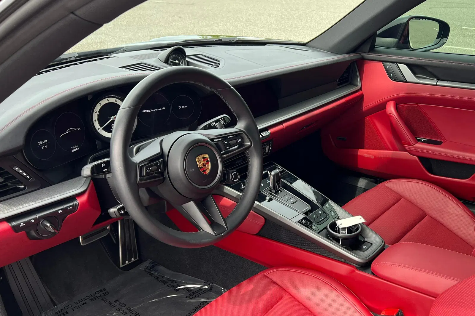 2023 Porsche 911 Carrera S Coupe - Sport Chrono Package, PASM, Bordeaux Red and Black Interior