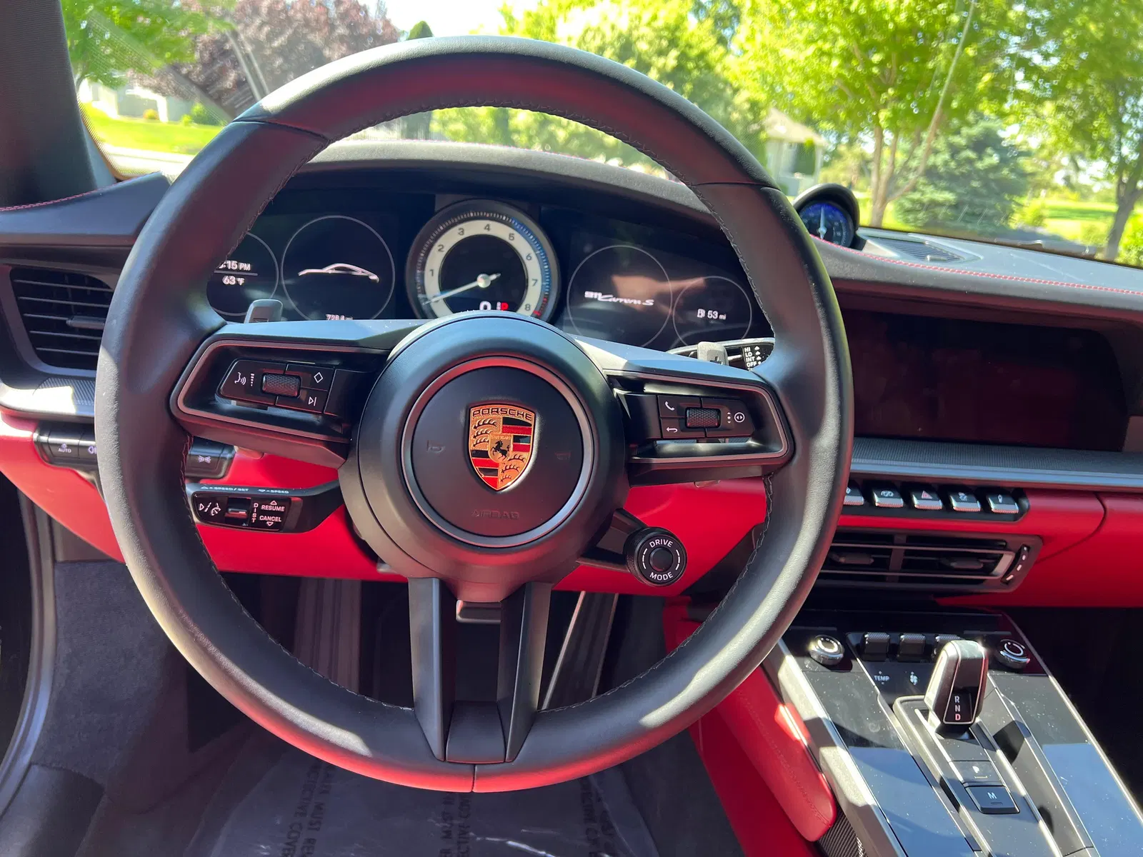 2023 Porsche 911 Carrera S Coupe - Sport Chrono Package, PASM, Bordeaux Red and Black Interior