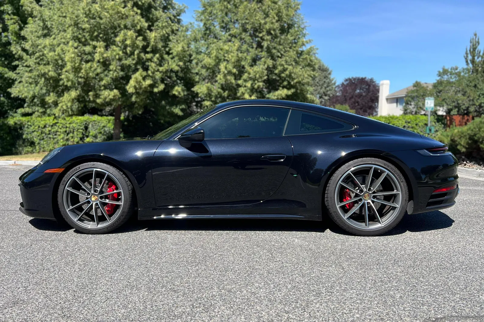 2023 Porsche 911 Carrera S Coupe - Sport Chrono Package, PASM, Bordeaux Red and Black Interior