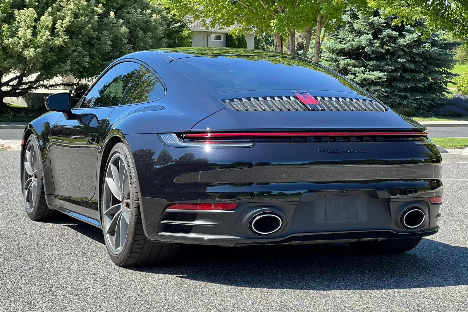 2023 Porsche 911 Carrera S Coupe - Sport Chrono Package, PASM, Bordeaux Red and Black Interior