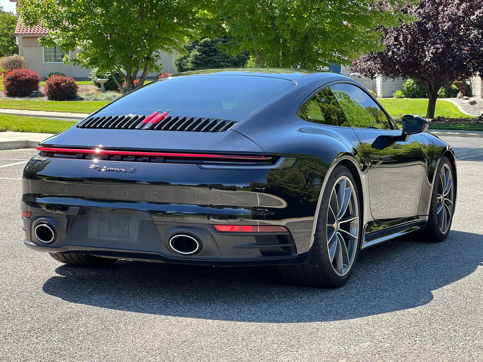 2023 Porsche 911 Carrera S Coupe - Sport Chrono Package, PASM, Bordeaux Red and Black Interior