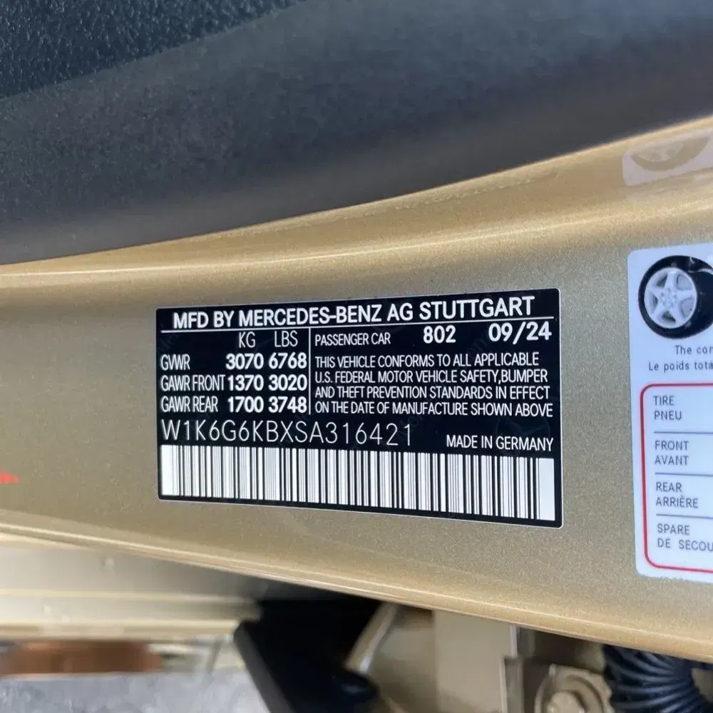 2025 Mercedes-Benz S-Class S 580e 4MATIC